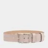 Rag & Bone Jumbo Boyfriend Waist Belt For Women Pelican Nubuck