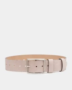 Rag & Bone Jumbo Boyfriend Waist Belt For Women Pelican Nubuck