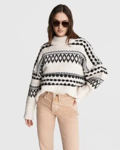 Rag & Bone Willow Wool Fair Isle Sweater For Sale Green Multi -Rag Bone For Women Sales 2024 Willow Wool Fair Isle Sweater 1.jpg 1
